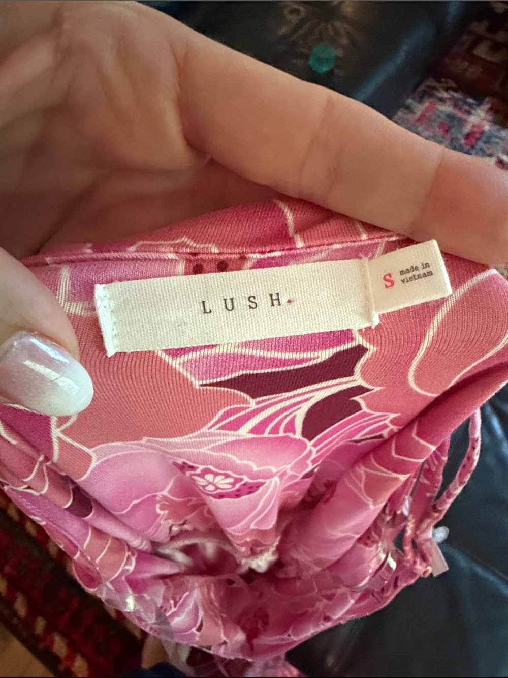 Lush Pink Floral Maxi Dress - Picture 2 of 6